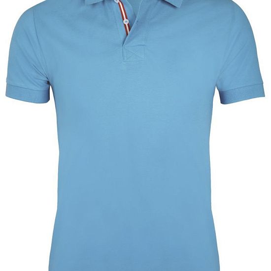 Рубашка поло мужская PATRIOT 200, голубая - подробное фото