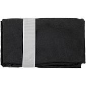 Спортивное полотенце Vigo Small, черное - фото