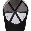 Бейсболка Unit Trendy, серая с черным