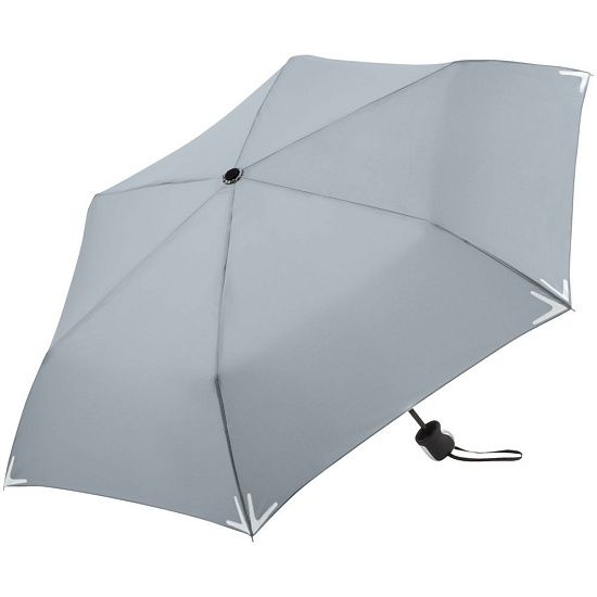 Зонт складной Safebrella, серый - подробное фото