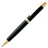 Ручка шариковая Razzo Gold, черная - фото