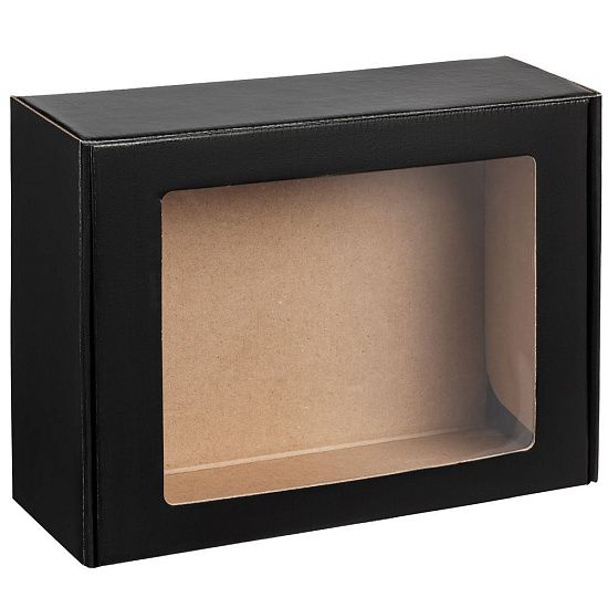 Коробка с окном Visible, черная - подробное фото
