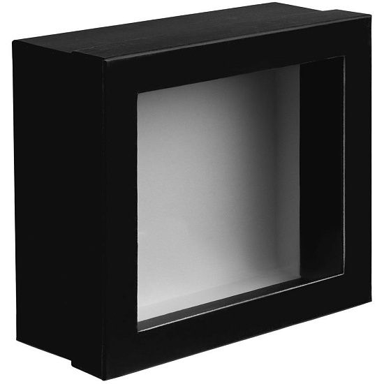 Коробка Teaser с окошком, черная - подробное фото