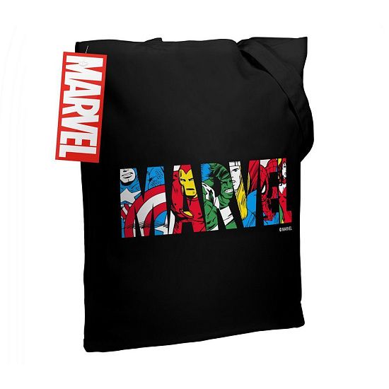 Холщовая сумка Marvel Avengers, черная - подробное фото