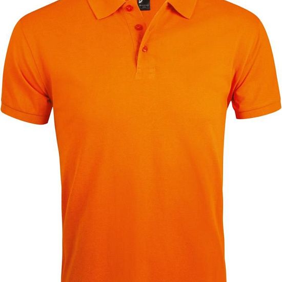 Рубашка поло мужская PRIME MEN 200 оранжевая - подробное фото