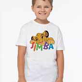 Футболка детская Simba, белая - фото