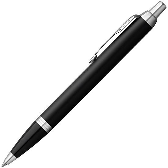 Ручка шариковая Parker IM Essential Muted Black CT, черная - подробное фото