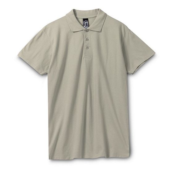 Рубашка поло мужская Spring 210, хаки - подробное фото