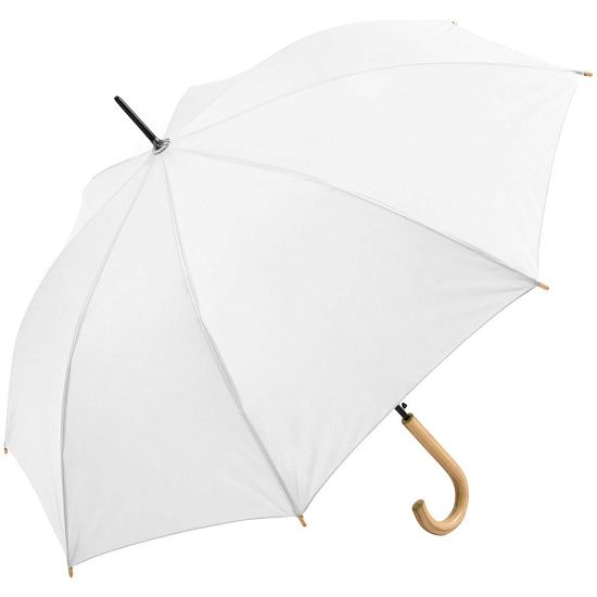 Зонт-трость OkoBrella, белый - подробное фото