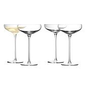 Набор больших бокалов для шампанского Wine Saucer - фото