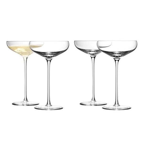 Набор больших бокалов для шампанского Wine Saucer - подробное фото