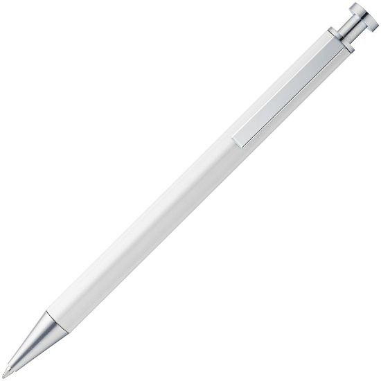 Ручка шариковая Attribute, белая - подробное фото