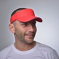 Козырек Unit Active, красный с синим кантом