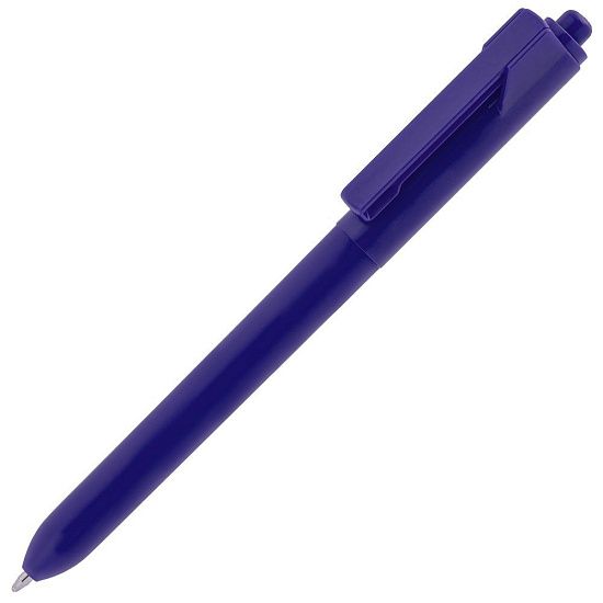 Ручка шариковая Hint, синяя - подробное фото