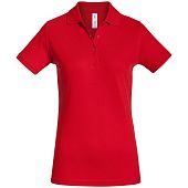 Рубашка поло женская Safran Timeless красная - фото