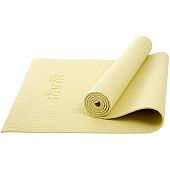 Коврик для йоги и фитнеса Core, пастельный желтый - фото