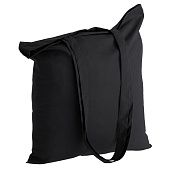 Холщовая сумка Basic 105, черная - фото