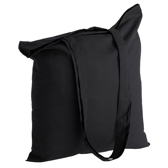 Холщовая сумка Basic 105, черная - подробное фото