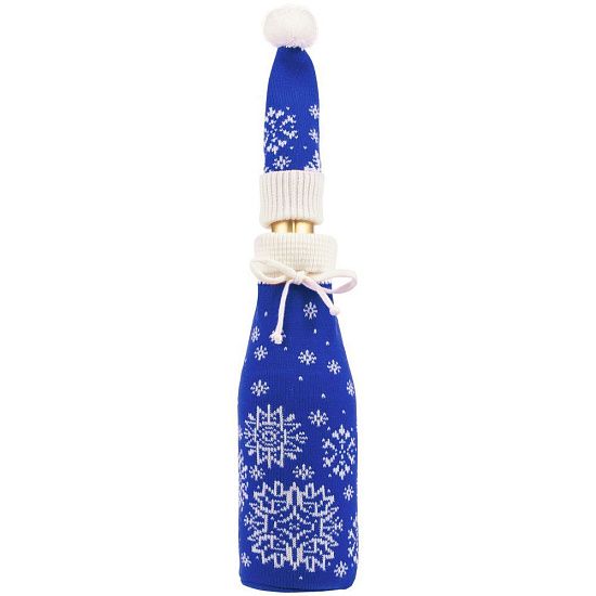 Чехол на бутылку Snow Fairy, синий (василек) - подробное фото