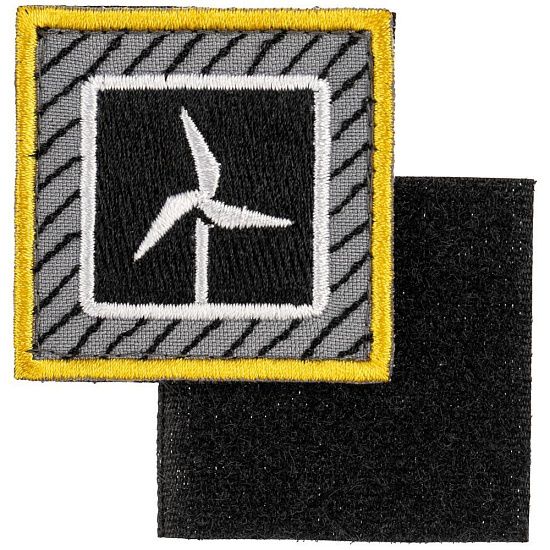 Шеврон на липучке «Ветрогенератор» - подробное фото