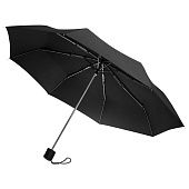 Зонт складной Basic, черный - фото