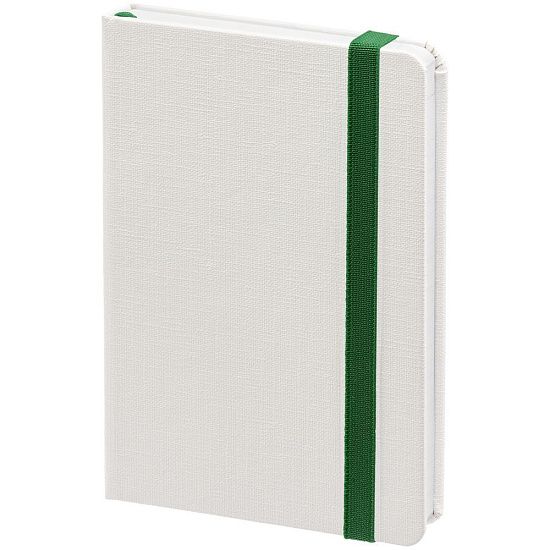 Блокнот Tex Mini, белый с зеленым - подробное фото
