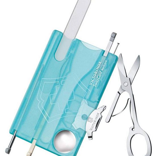 Набор инструментов SwissCard Nailcare, голубой - подробное фото