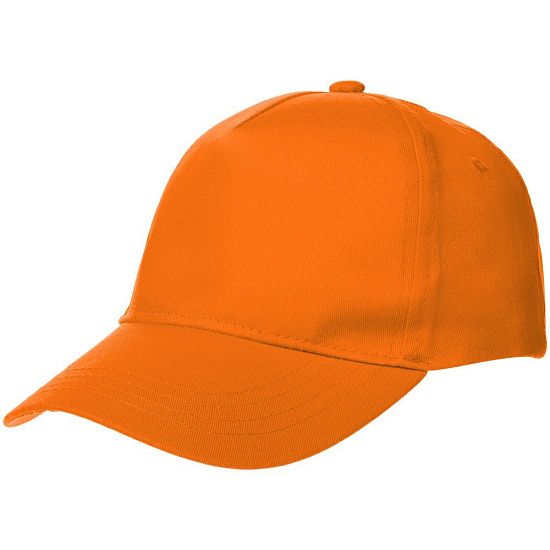 Бейсболка Promo, оранжевая - подробное фото