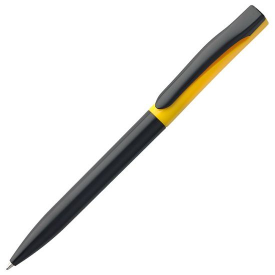 Ручка шариковая Pin Special, черно-желтая - подробное фото