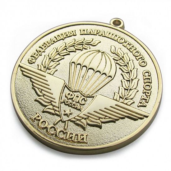 Медаль ФПС России, золото - подробное фото