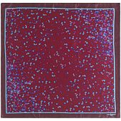 Платок Tourbillon Silk, бордовый - фото