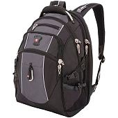 Рюкзак для ноутбука Swissgear Dobby, черный с серым - фото