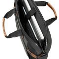 Сумка для ноутбука Sideways Laptop Bag, черная с серым
