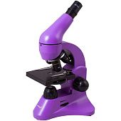 Монокулярный микроскоп Rainbow 50L с набором для опытов, фиолетовый - фото
