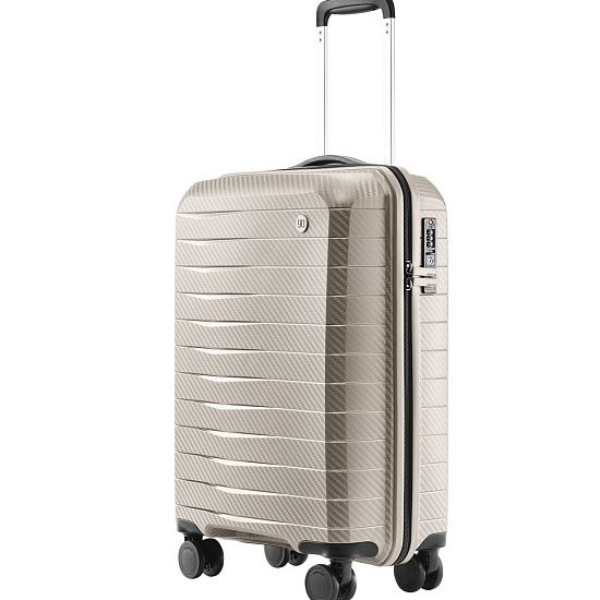 Чемодан Lightweight Luggage S, бежевый - подробное фото