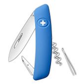 Швейцарский нож D01, синий - фото