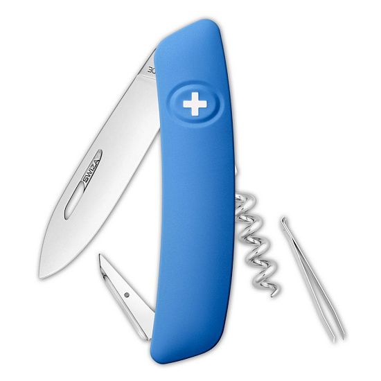 Швейцарский нож D01, синий - подробное фото