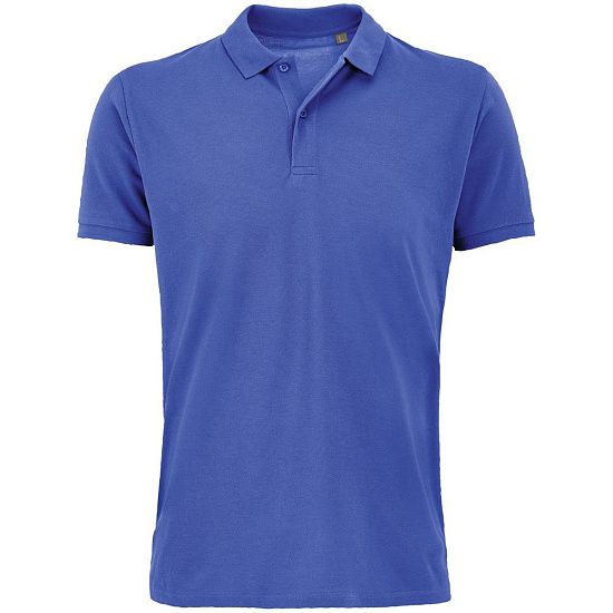 Рубашка поло мужская Planet Men, ярко-синяя - подробное фото