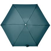 Складной зонт Alu Drop S, 4 сложения, автомат, синий (индиго) - фото