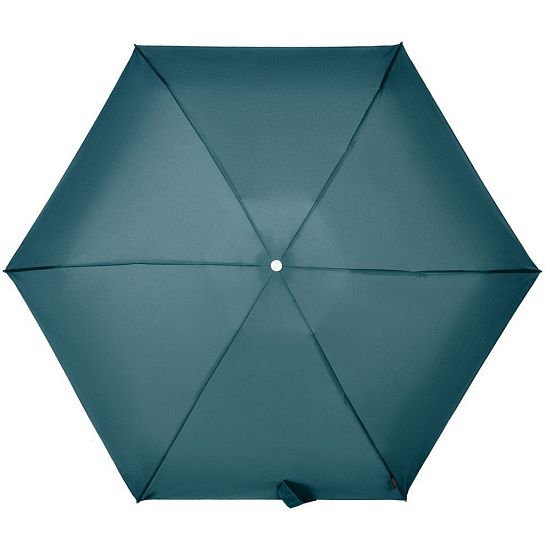 Складной зонт Alu Drop S, 4 сложения, автомат, синий (индиго) - подробное фото
