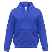 Толстовка мужская Hooded Full Zip ярко-синяя - фото