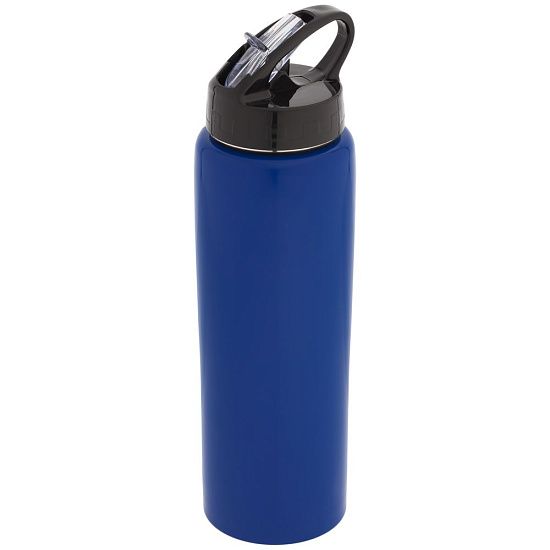 Спортивная бутылка Moist, синяя - подробное фото