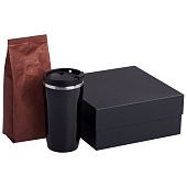 Набор Grain: термостакан и кофе, коричневый - фото
