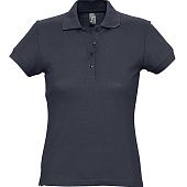 Рубашка поло женская PASSION 170, темно-синяя (navy) - фото