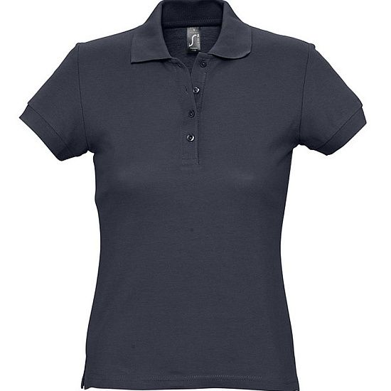 Рубашка поло женская PASSION 170, темно-синяя (navy) - подробное фото