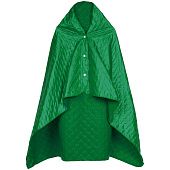 Плед-пончо для пикника SnapCoat, зеленый - фото