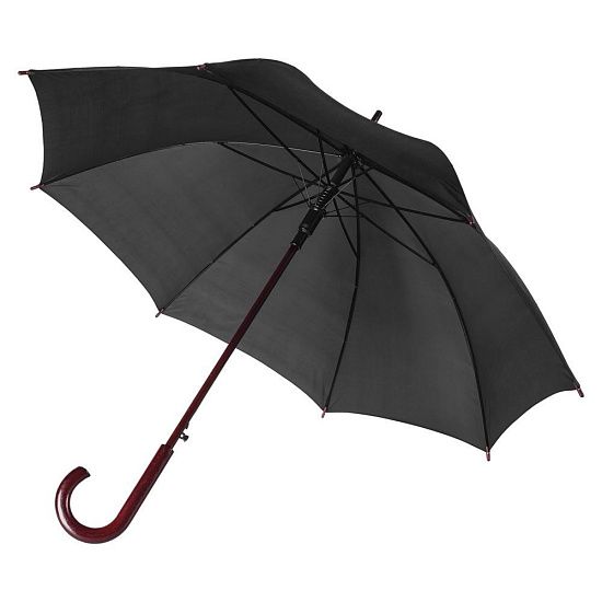 Зонт-трость Standard, черный - подробное фото