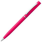 Ручка шариковая Euro Chrome, розовая - фото