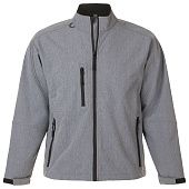 Куртка мужская на молнии RELAX 340, серый меланж - фото
