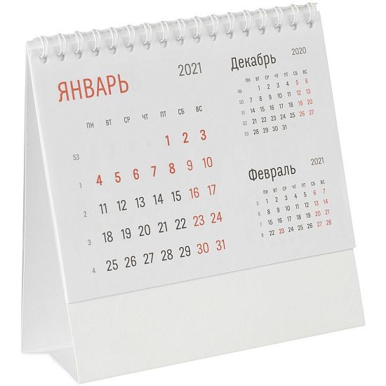 Календарь настольный Nettuno, белый - подробное фото